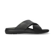 Klassieke heren slip-on sandaal Mephisto , Black , Heren