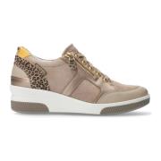 Trudie Dames Sneakers - Beige Mephisto , Beige , Dames