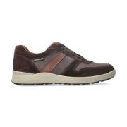 Stijlvolle Heren Sneaker Mephisto , Brown , Heren