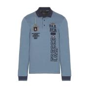 Polo Shirt Aeronautica Militare , Blue , Heren