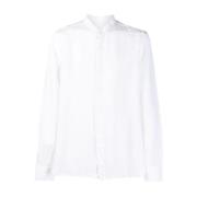 Casual Shirts 120% Lino , White , Heren