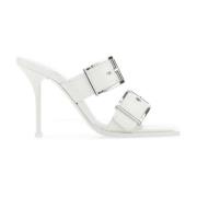 Hoge hak sandalen Alexander McQueen , White , Dames