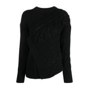 Aw22 Dames Avond Breiwerk Alexander McQueen , Black , Dames