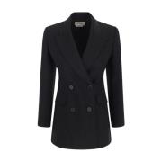 Dubbelborstige blazer Alexander McQueen , Black , Dames