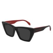 Opvallende Cat-Eye Zonnebril Alexander McQueen , Black , Unisex