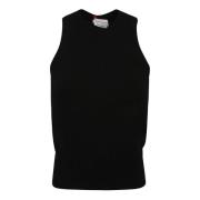Zwarte Racer Vest voor Vrouwen Alexander McQueen , Black , Dames