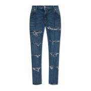 Versleten jeans Alexander McQueen , Blue , Dames