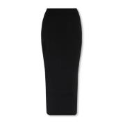 Geribbelde rok Alexander McQueen , Black , Dames