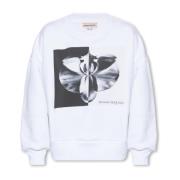 Katoenen sweatshirt Alexander McQueen , White , Dames