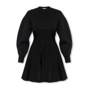 Wollen jurk Alexander McQueen , Black , Dames