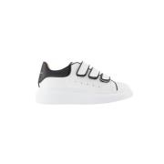 Wit Leren Platform Sneakers Alexander McQueen , White , Dames