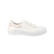 Cotton sneakers Alexander McQueen , White , Dames