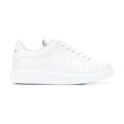 Witte Leren Oversized Sneakers Alexander McQueen , White , Heren