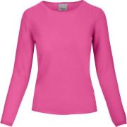 Ronde hals gekweek Allude , Pink , Dames