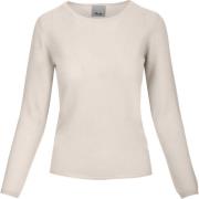 Ronde hals gekweek Allude , Beige , Dames