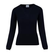 Ronde hals gekweek Allude , Blue , Dames