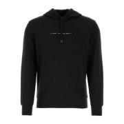 Zwarte stretch katoenen sweatshirt C.p. Company , Black , Heren