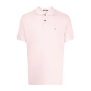 Logo Polo Shirt, Stijlvol en Casual C.p. Company , Pink , Heren
