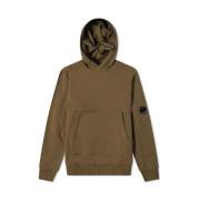 Diagonal Felus Hoodie C.p. Company , Green , Heren