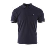 Marineblauwe Tacting Piquet Polo Shirt C.p. Company , Blue , Heren