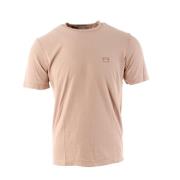 Heren T-shirt Roze 100% katoen C.p. Company , Pink , Heren
