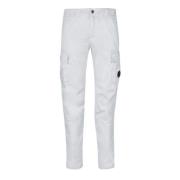 Slim-Fit Cargo Broek C.p. Company , White , Heren