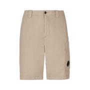 Stretch Utility Beige Shorts C.p. Company , Beige , Heren