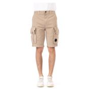 Beige Cargo Shorts C.p. Company , Beige , Heren