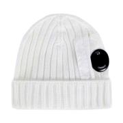 Witte Wol Bonnet C.p. Company , White , Heren