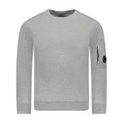Grijze Sweater uit Fw23 Collectie C.p. Company , Gray , Heren