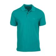 Turquoise Polo Shirt C.p. Company , Blue , Heren