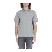 Katoenen Polo Shirt C.p. Company , Gray , Heren