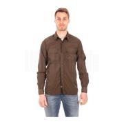 Stijlvolle Overshirt voor Heren C.p. Company , Brown , Heren