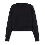 Sweatshirt met logo Canada Goose , Black , Dames