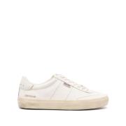 Verweerde Leren Lage Sneakers Golden Goose , White , Heren