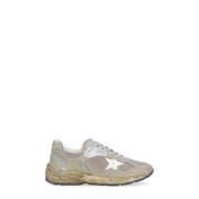 Beige Leren en Technische Stoffen Sneakers Golden Goose , Beige , Here...