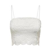 Mouwloze Top Only , White , Dames