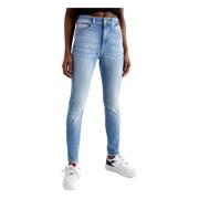 Flatterende Skinny Jeans voor Vrouwen Tommy Jeans , Blue , Dames