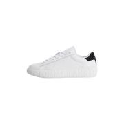 Stijlvolle Sneakers voor Mannen en Vrouwen Tommy Jeans , White , Heren