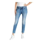 Slim Chic Skinny Jeans MAC , Blue , Dames