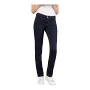 Donkerblauwe Straight-Leg Jeans Dream Pants MAC , Blue , Dames