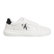 Leren Vetersneakers Calvin Klein Jeans , White , Heren