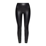 ‘Cora’ Leren-Look Leggings AllSaints , Black , Dames