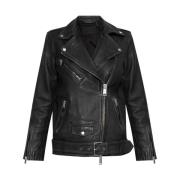 Billie Biker Leren Jas AllSaints , Black , Dames