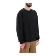 Script Crewneck Sweatshirt Carhartt Wip , Black , Heren