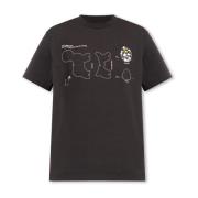 T-shirt met logo Carhartt Wip , Gray , Dames