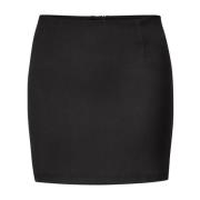 Korte Mini Rok Gestuz , Black , Dames