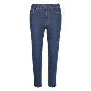 Stijlvolle High-Waisted Slim Jeans Gestuz , Blue , Dames