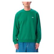 Palm Leaf Crew Sweatshirt Obey , Green , Heren