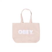 Tote Bags Obey , Beige , Dames